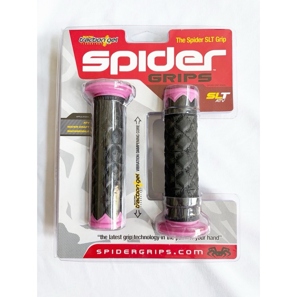Spider Grips Slim SLT ATV Watercraft Snowmobile Black Pink